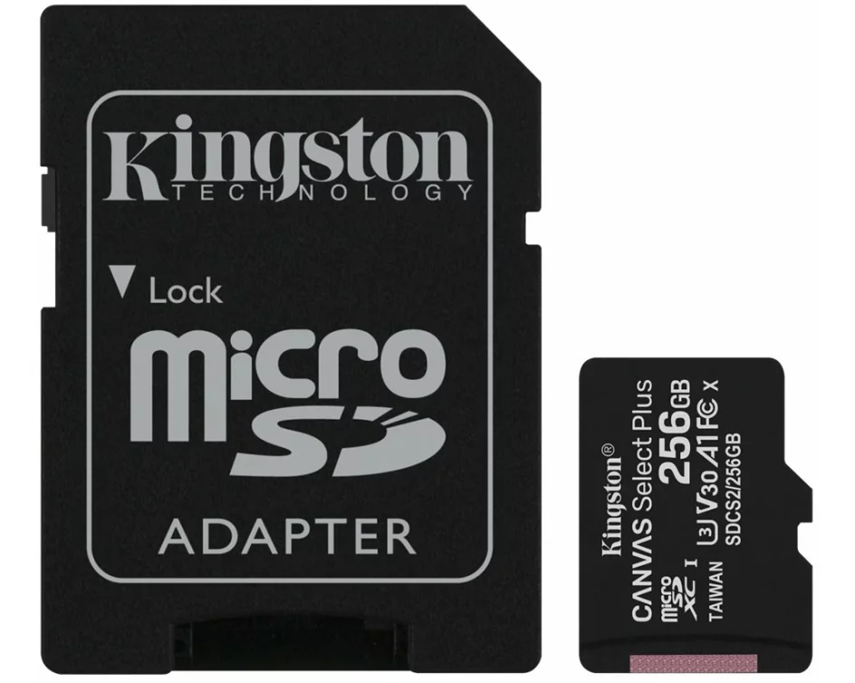 Canvas Select Plus microSD 256GB - SD Adapter