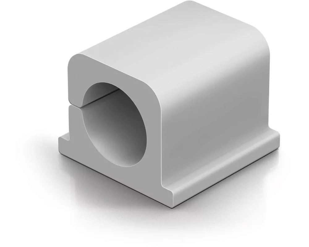 DURABLE Kabel-Clip Cavoline Clip Pro 2, 4 Stück, Grau