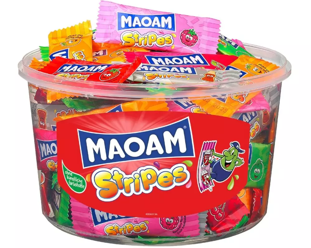 Maoam Maoam Mini Stripes Dose 100 Stk. 700 g