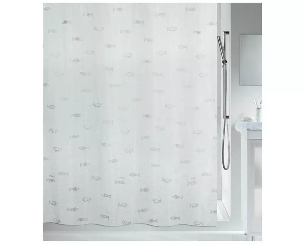 spirella Duschvorhang Kos 240 x 180 cm, Grau