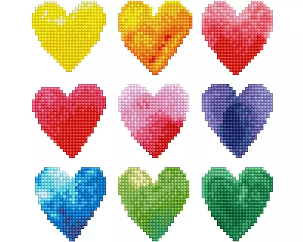 Diamond Dotz Bastelset Herzen
