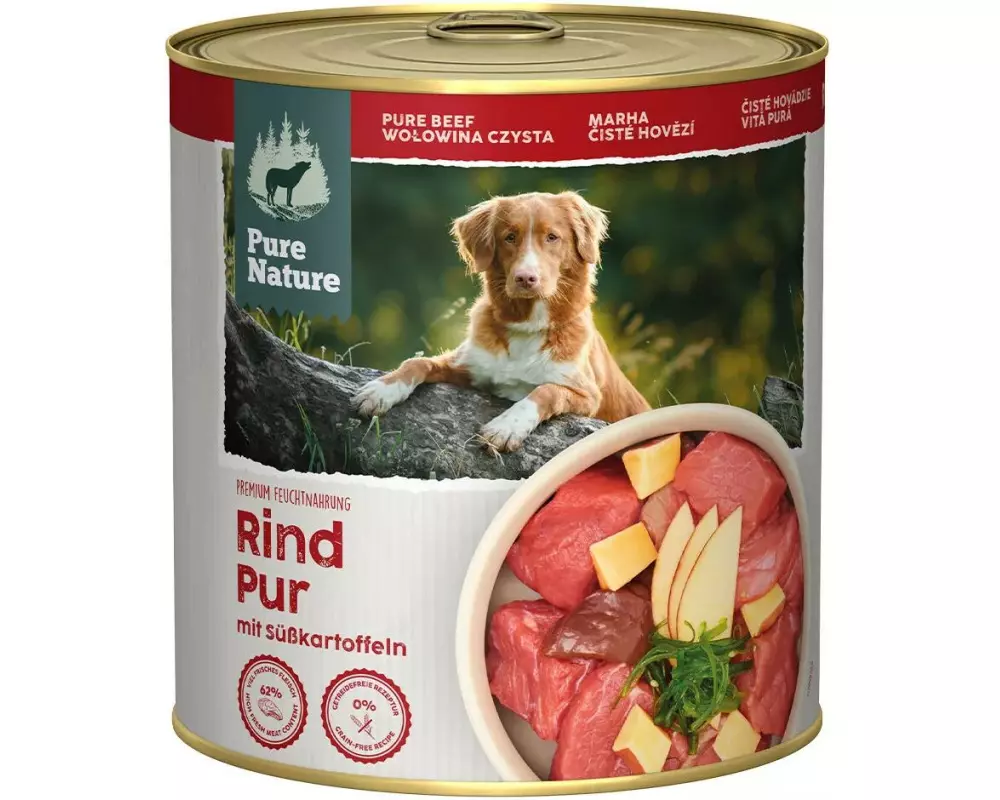 Pure Nature Nassfutter Rind Pur, 800 g