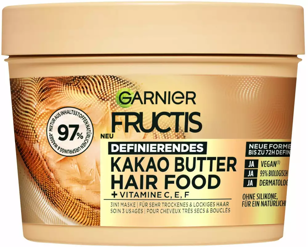 Garnier Haarkur Fructis Hair Food 3in1 Maske Cocoa 400 ml