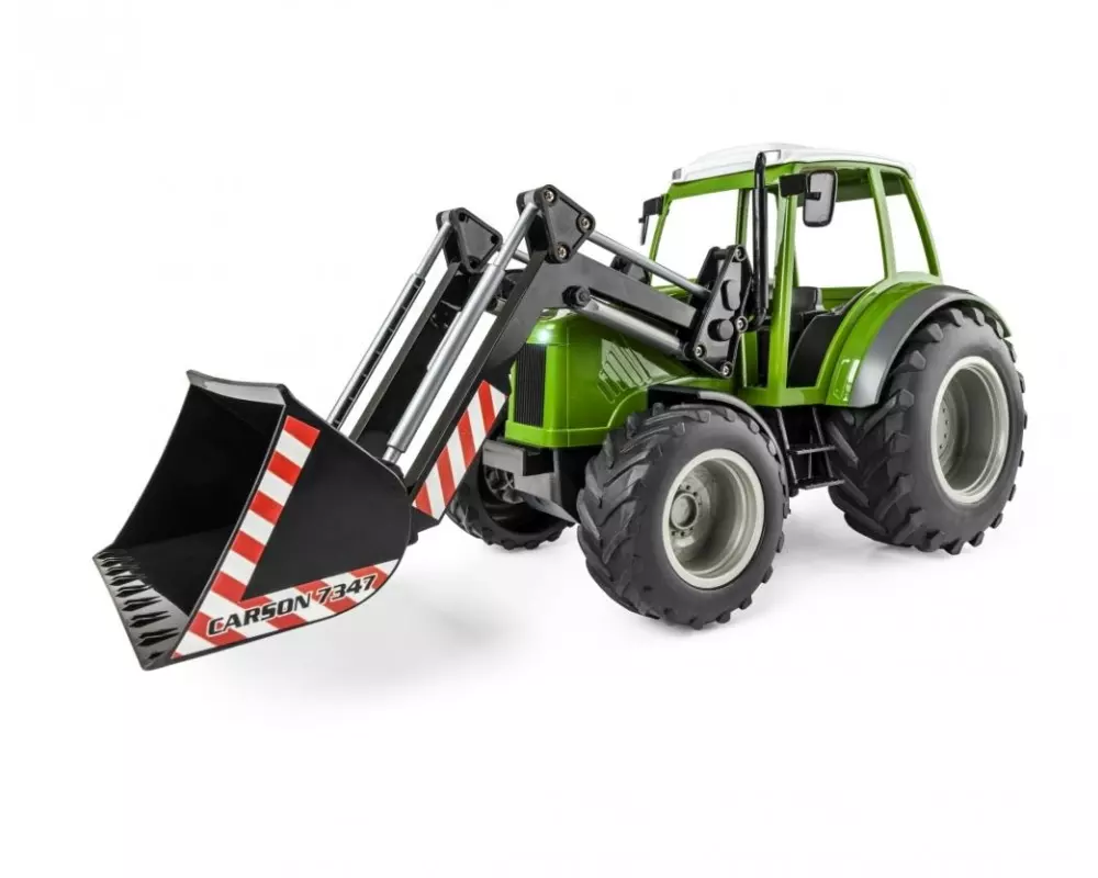 Carson Traktor mit Frontlader Grün, 1:16, RTR
