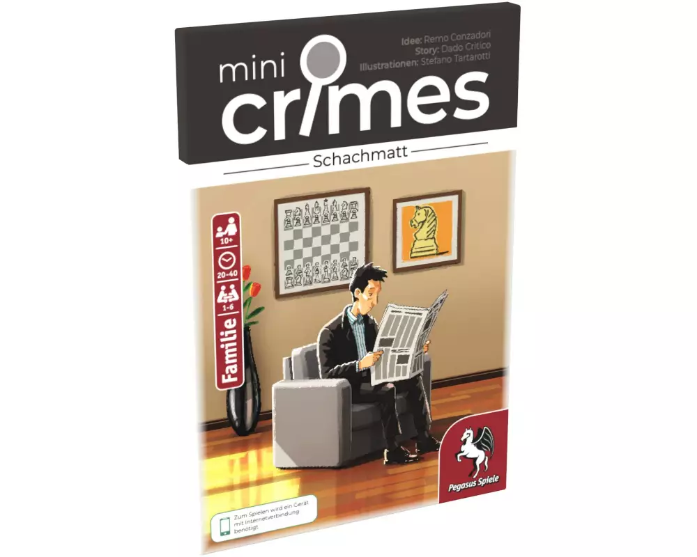 Pegasus Spiele Kartenspiel MiniCrimes – Schachmatt -DE-