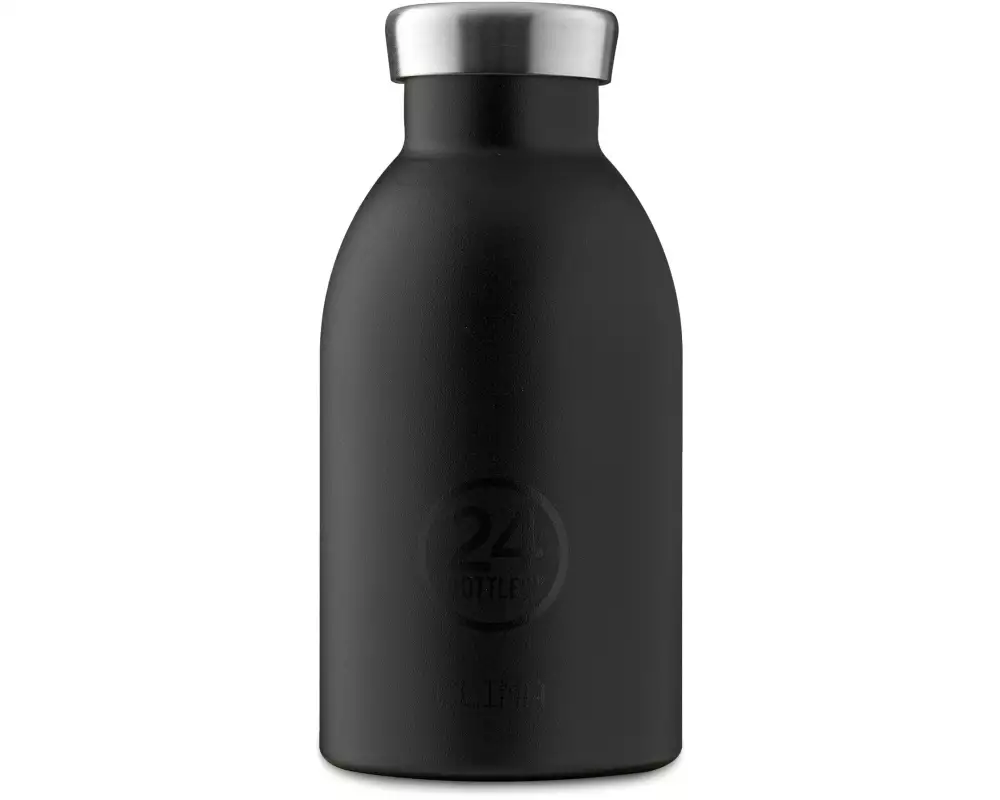 24Bottles Thermosflasche Clima 330 ml, Tuxedo Black