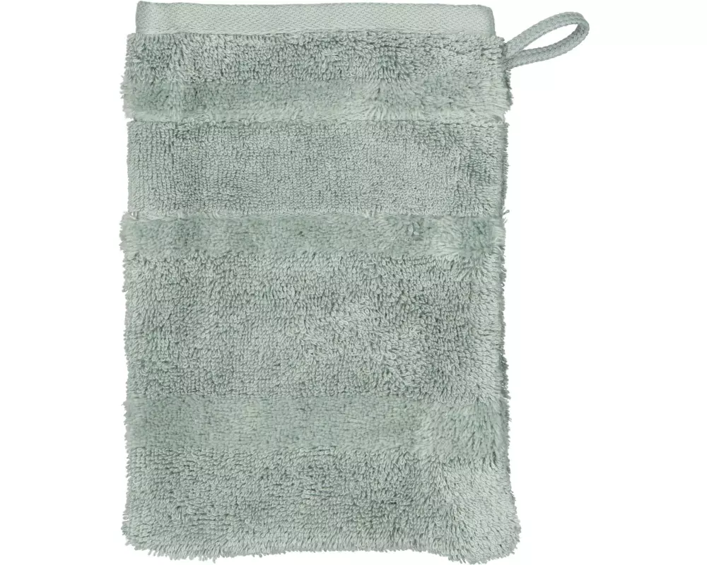 Cawö Waschhandschuh Noblesse 16 x 22 cm, Grün