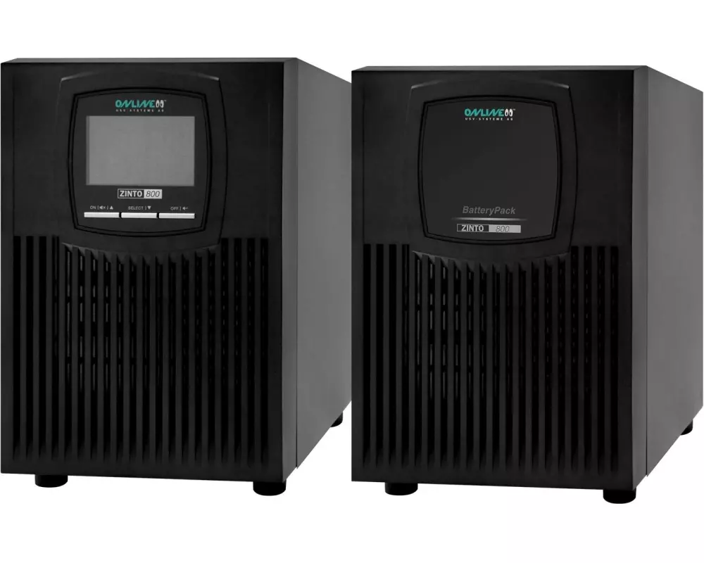 Online USV USV ZINTO 800T 800 VA / 720 W + Z800TBP Batteriepaket