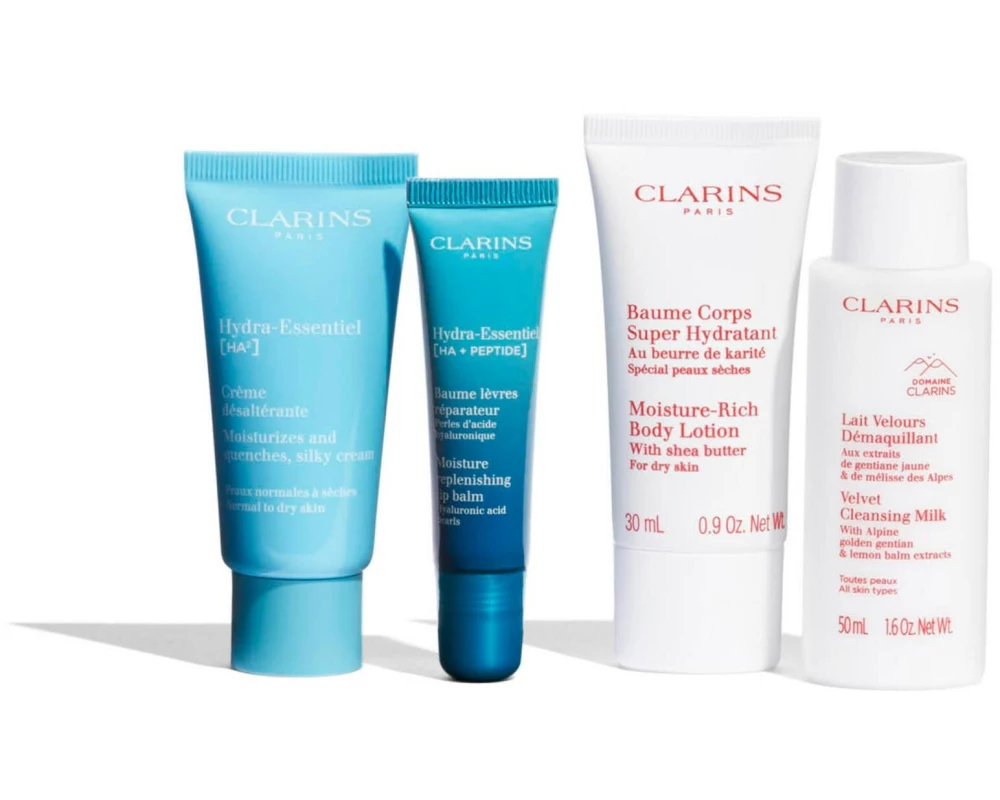 Clarins Specials – Set Ritual Feuchtigkeit Gesicht & Körper 125 ml