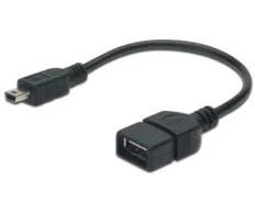 Assmann 20 cm USB Data Transfer Cable for Smartphone, Digital Camera