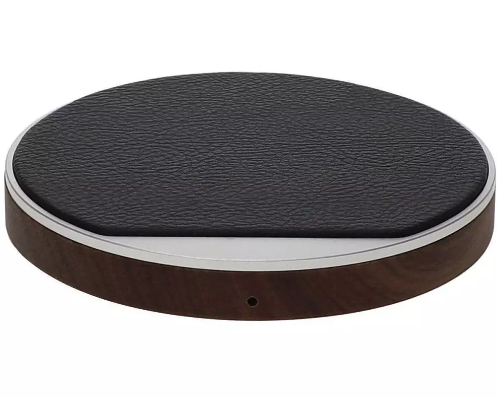 4smarts Wireless Charger Ligno 10W Leder