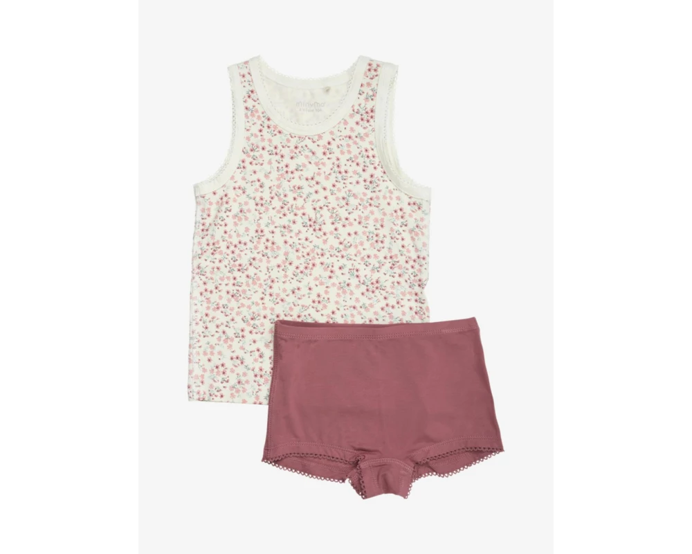 minymo Unterwäsche-Set Girl Rose Tan Gr. 122