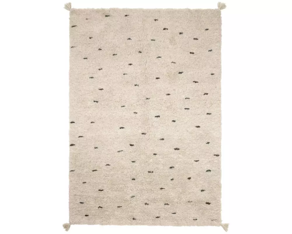 OYOY Teppich Dot 240 cm x 300 cm, Weiss