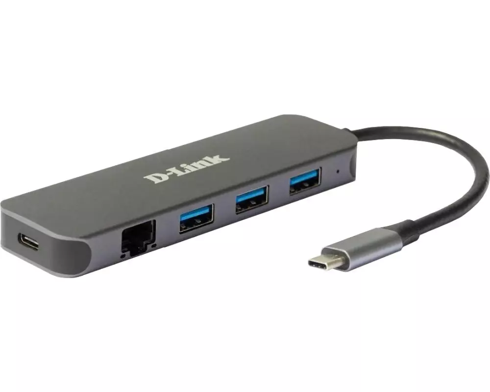 D-Link Dockingstation DUB-2334 USB-C Hub USB Typ-A/USB Typ-C