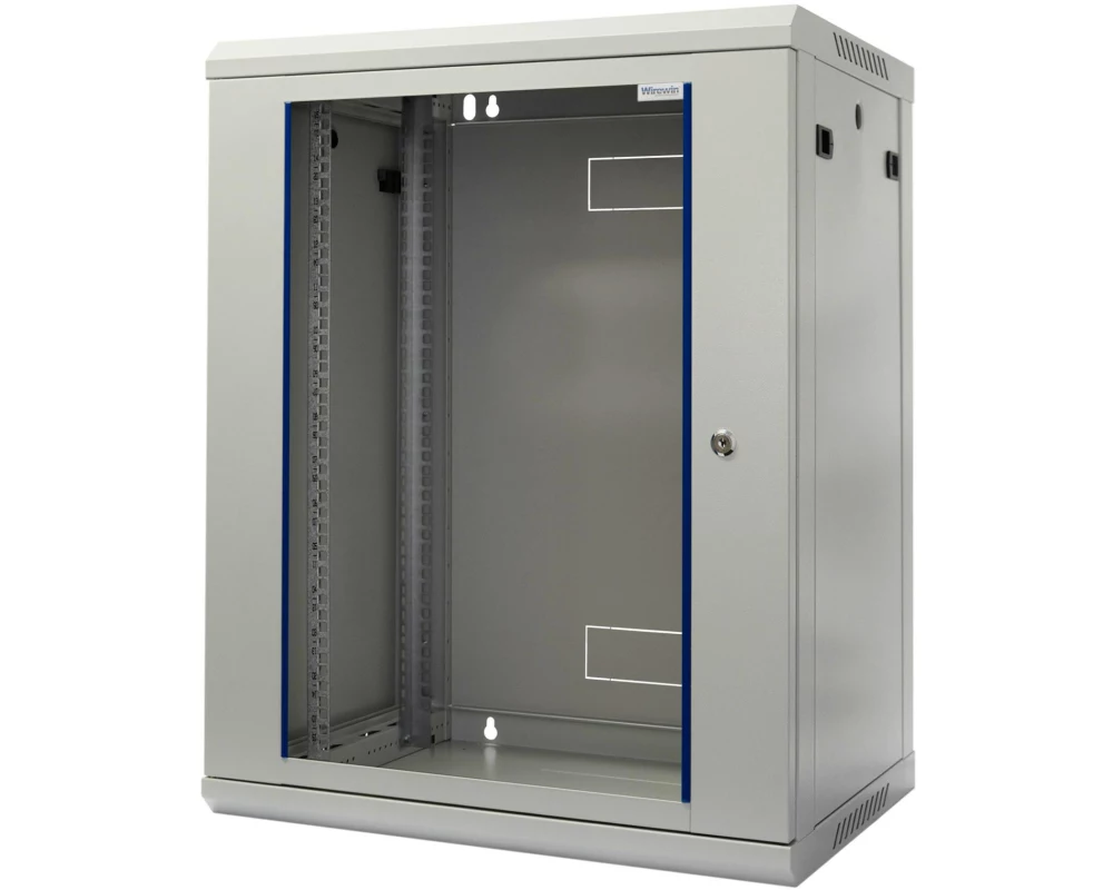 Wirewin Wandschrank 600X600X15U Pro 3rd Gen 19" / 15HE / Grau