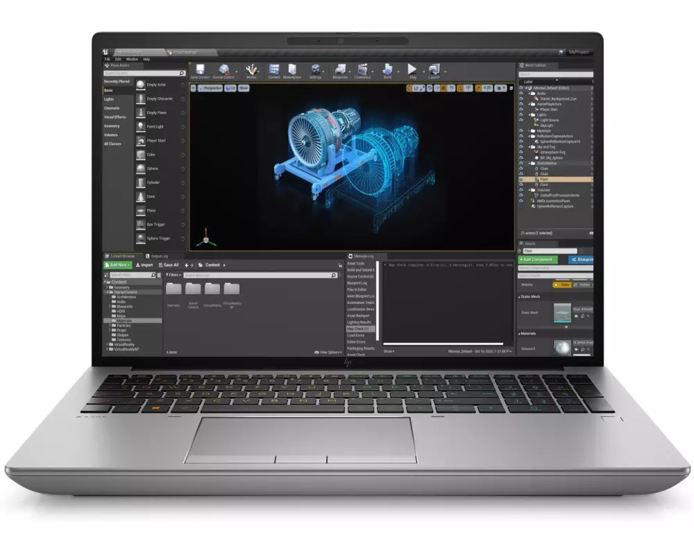 HP ZBook Fury 16 G10 Autodesk certified, Intel Core i9-13950HX, 32GB, SSD PCIe 1TB, 16 inch, WUXGA, NVIDIA RTX A2000 8GB, Win11 Pro