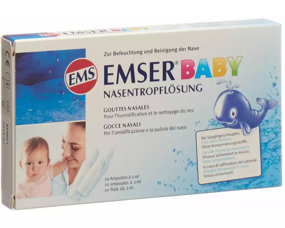 Emser Nasentropfen Baby 20 Ampullen