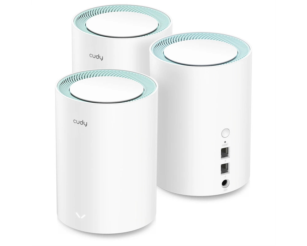 CUDY M1300 AC1200 Wi-Fi Mesh Solution 3er-Pack Gigabit
