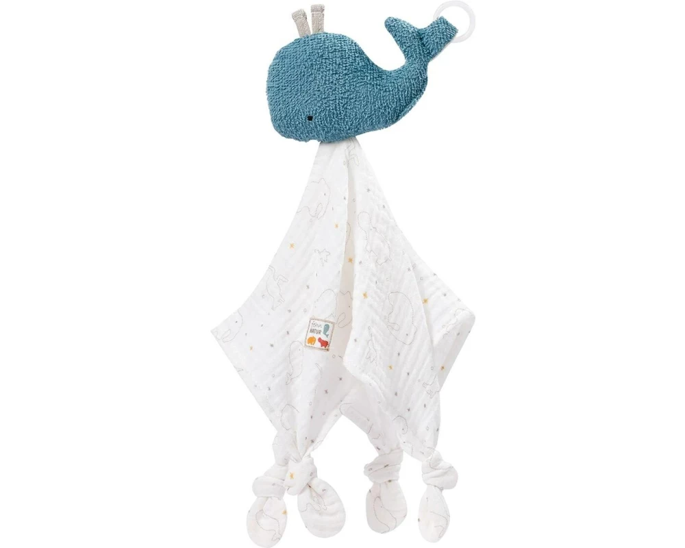 fehn Schmusetuch Wal