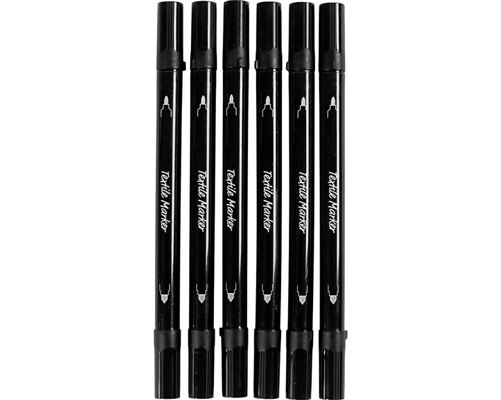 Creativ Company Textil-Marker, Schwarz