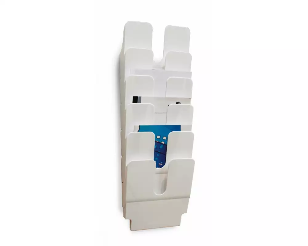 DURABLE Prospektständer Flexiplus 6 A4, Weiss