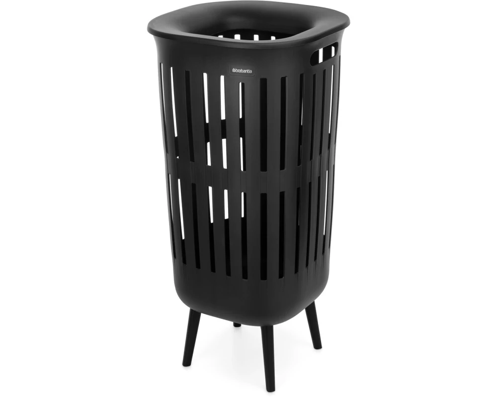 Brabantia Wäschekorb Collect-It mit Gestell 55 l, Schwarz