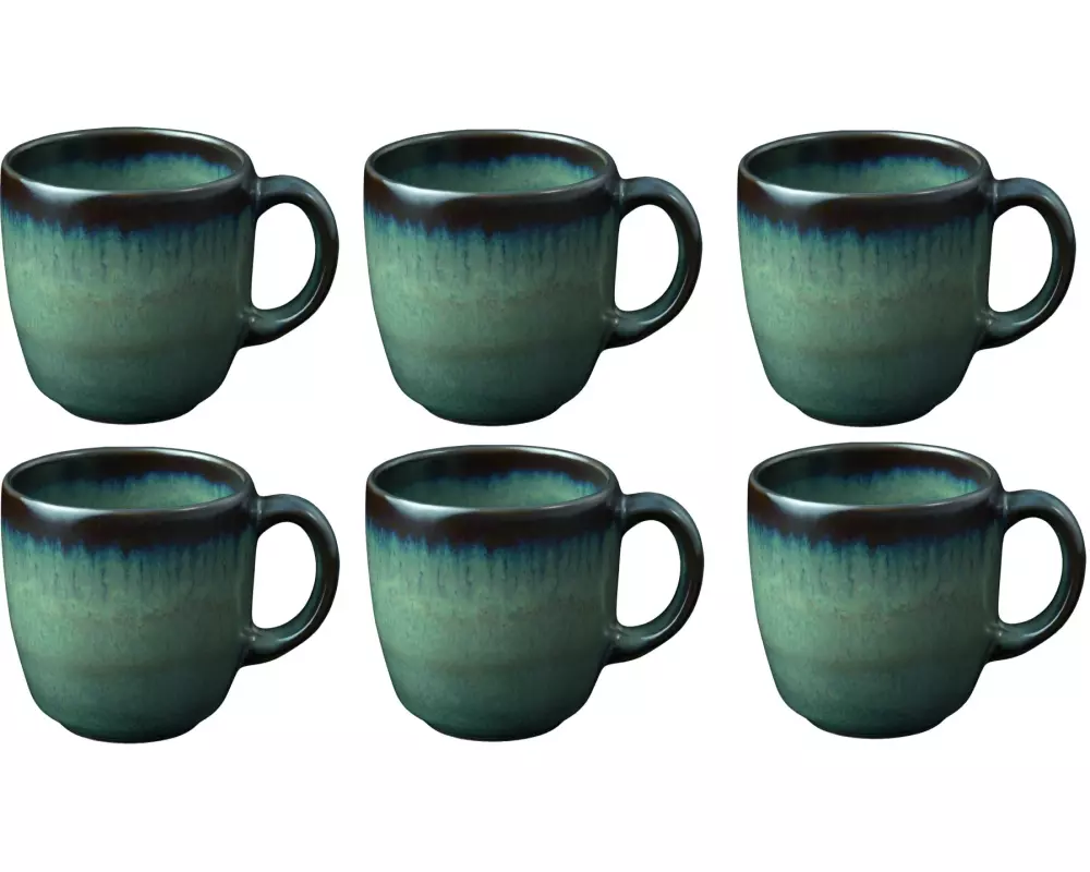 Villeroy & Boch Kaffeetasse Lave 190 ml, 6 Stück, Grau