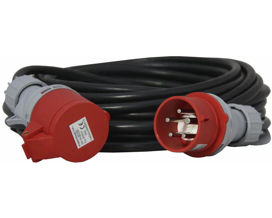 Verlängerungskabel PVC Kabel 5x2.5mm2, 16A, 20 Meter