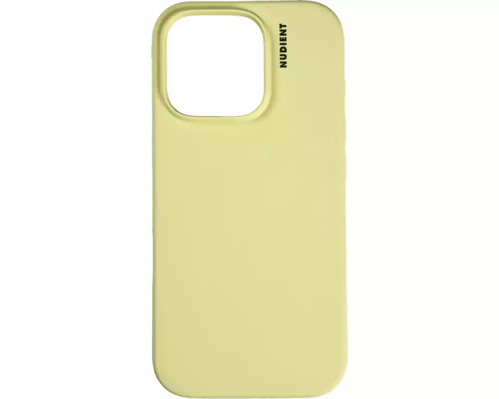 Nudient Back Cover Base Case iPhone 16 Pro Max Pale Yellow