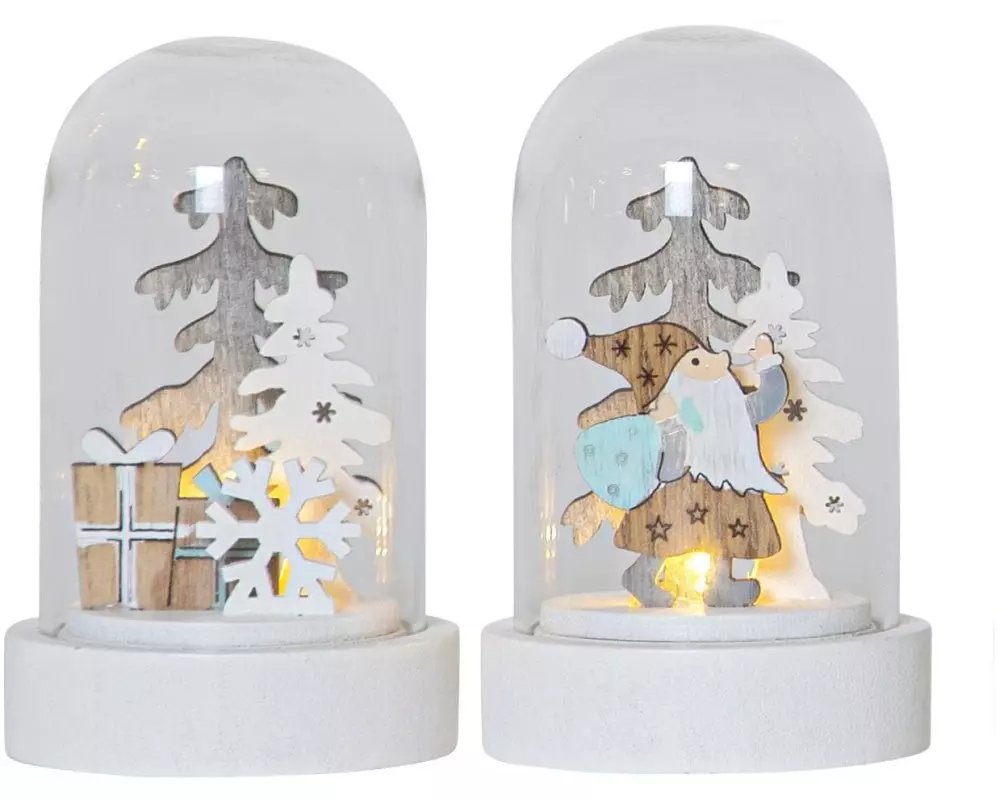 Star Trading Glasdekoration Reinbek, Ø 5.5 cm, 2 Stück