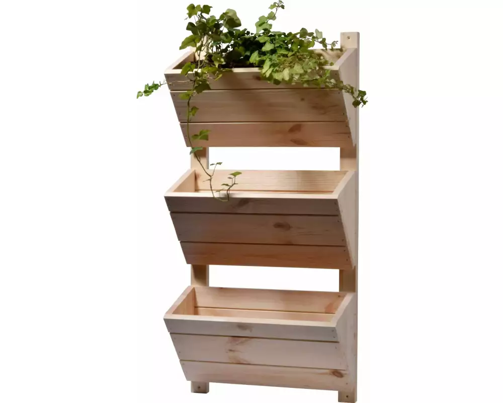 dobar Wandbeet mit 3 Pflanzkästen