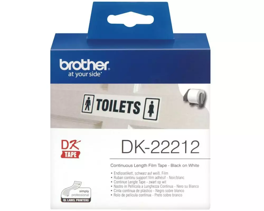 Brother Etikettenrolle DK-22212 Thermo Direct 62 mm x 15.24 m