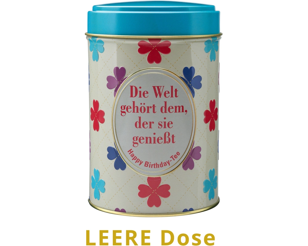 ROOST Teedose 1900 leer, Die Welt gehört dem