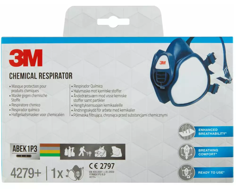 3M Farbspritzmaske 4279 ABEK, FFP3