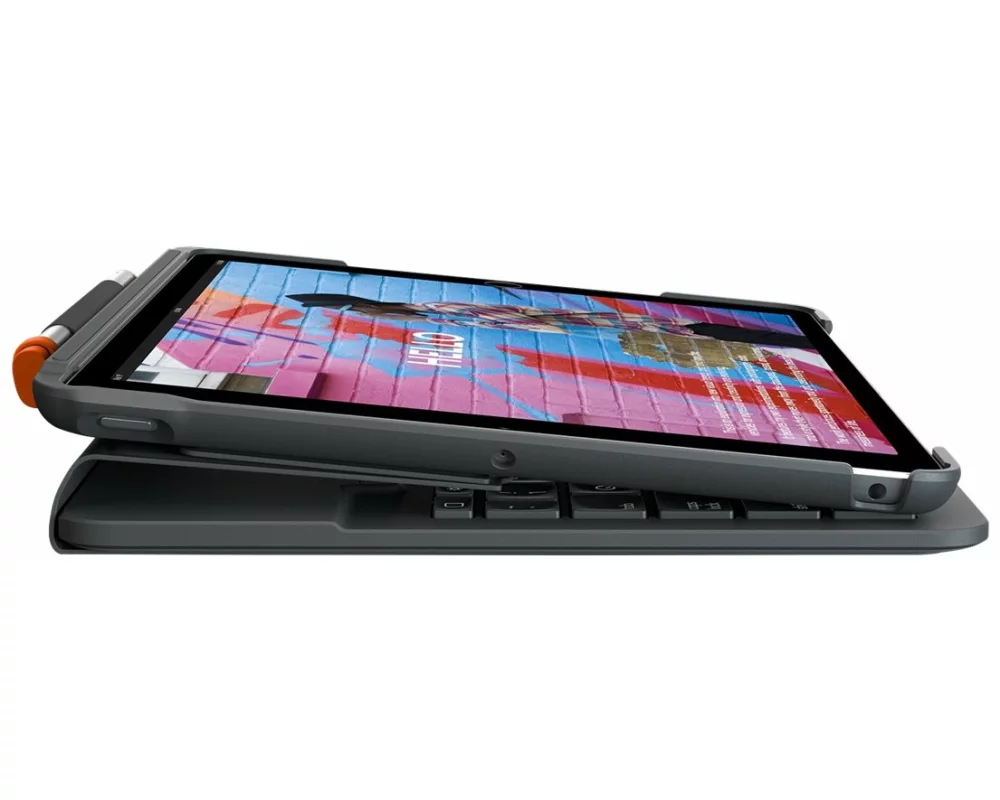 Logitech Slim Folio, for iPad, 10th gen - GREY - (US) - INTNL-973