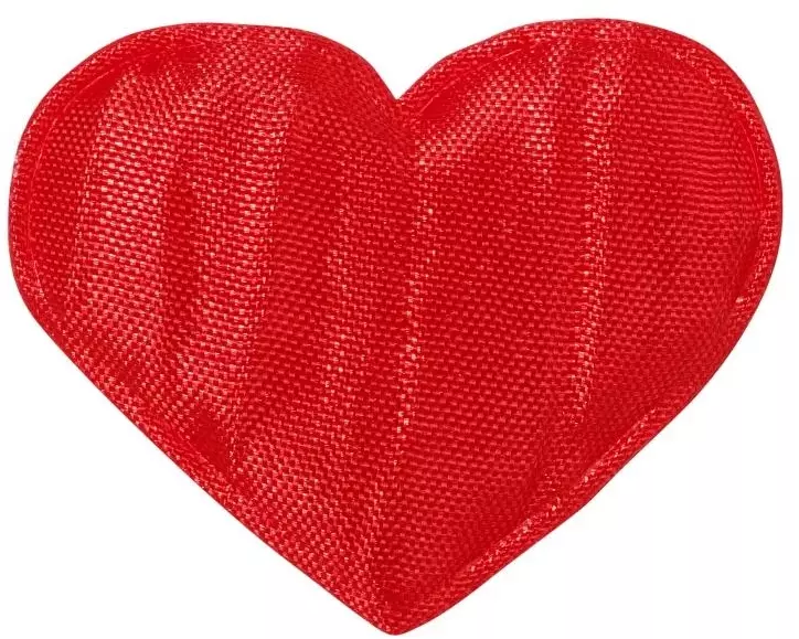 HobbyFun Streudeko Herzen Fripé 20 Stück, Rot