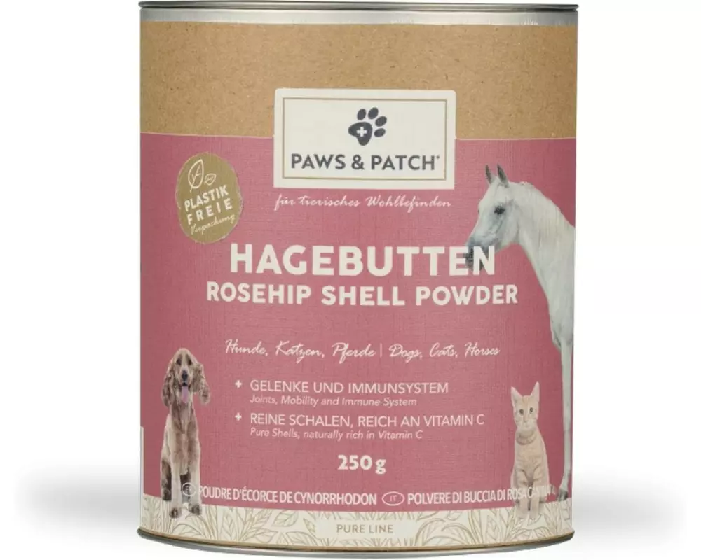 Paws & Patch Hagenbuttenschalen Pulver