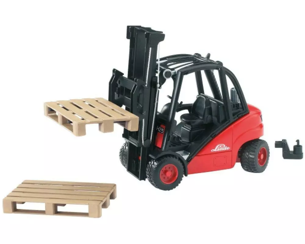 Bruder Spielwaren Baustellenfahrzeug Linder Gabelstapler H30D