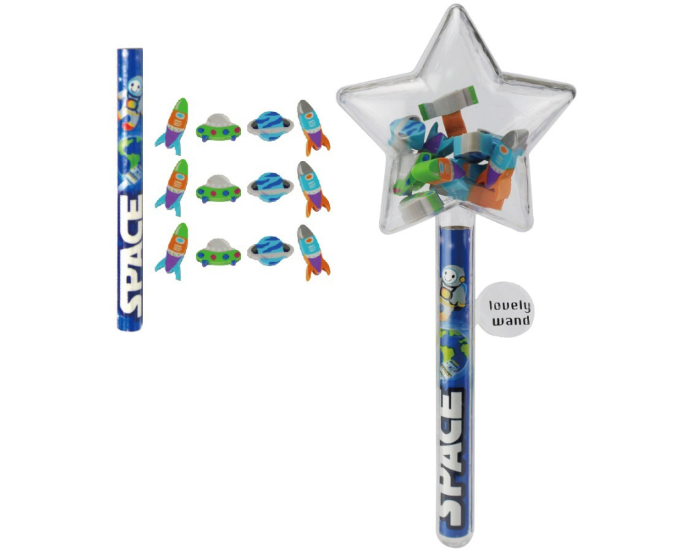 ROOST Bleistift m. Radiergummi HSST-066 Weltall