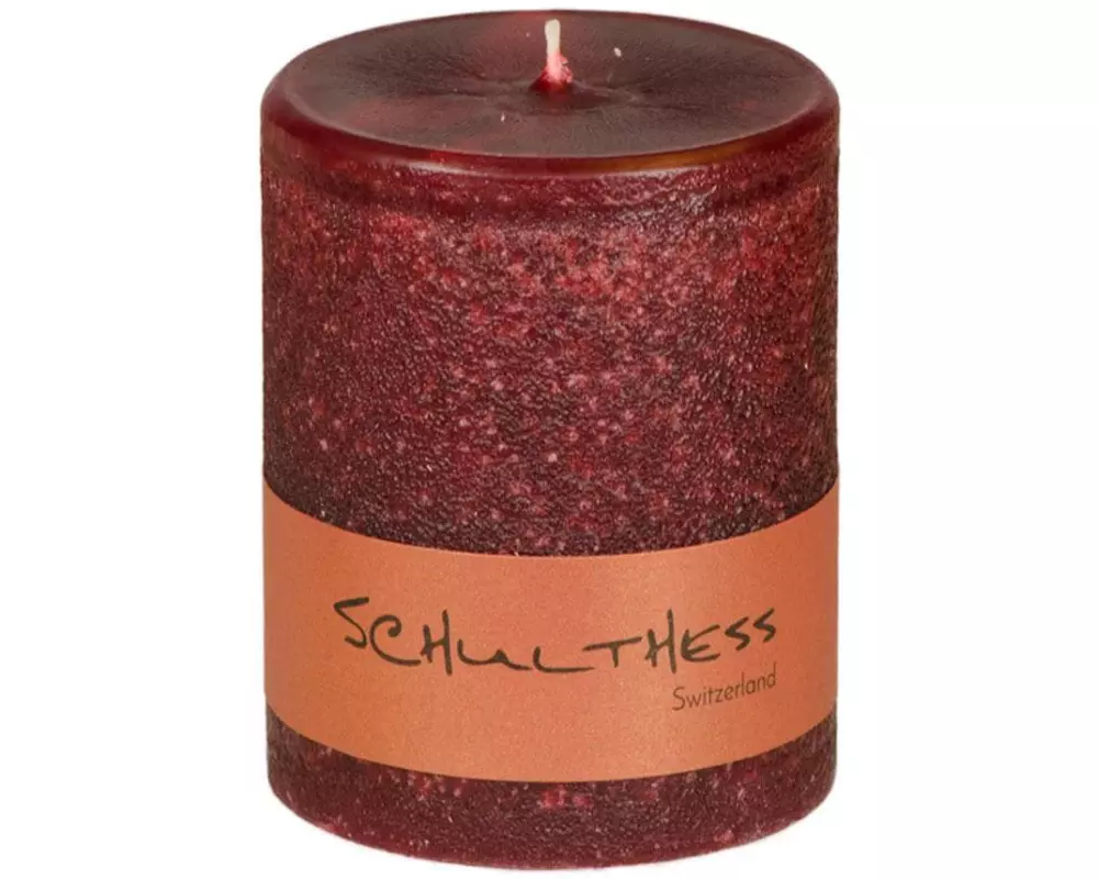 Schulthess Kerzen Kerze Dunkelrot 8 cm