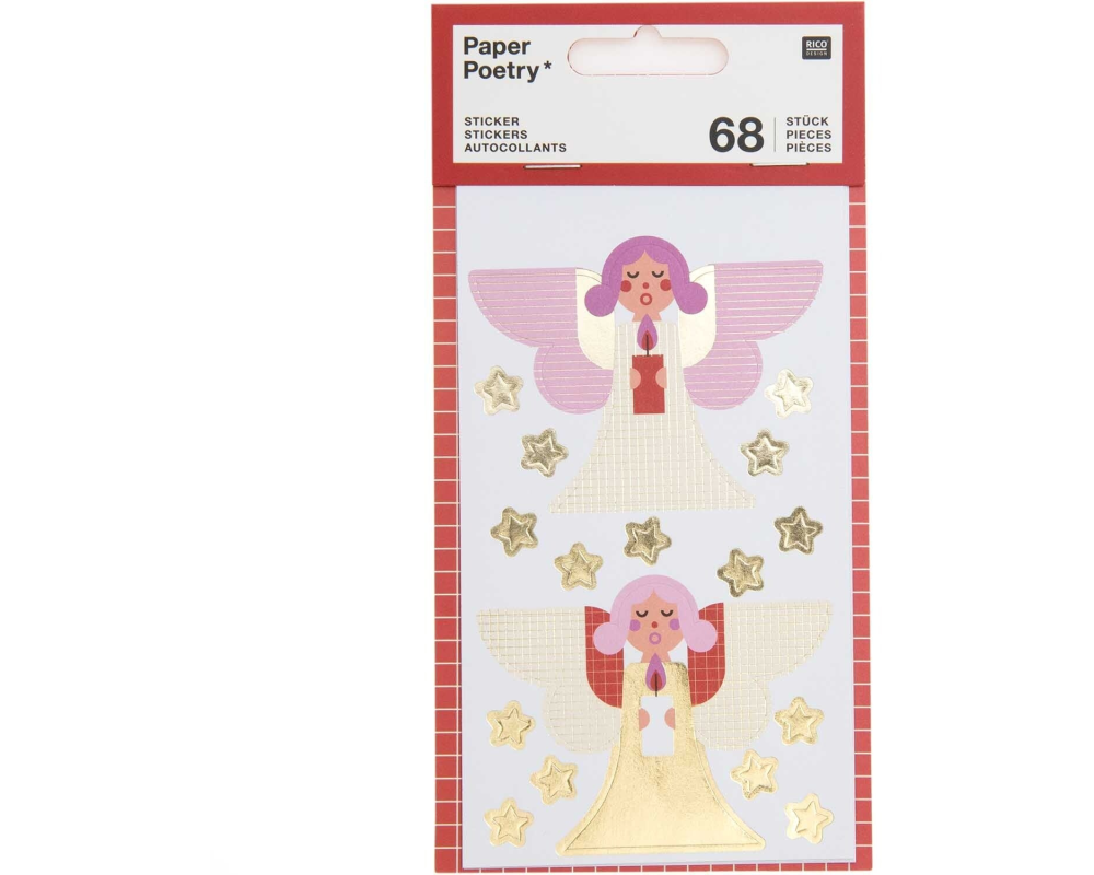 RICO DESIGN Sticker Engel 99001.84.34 68 Stück