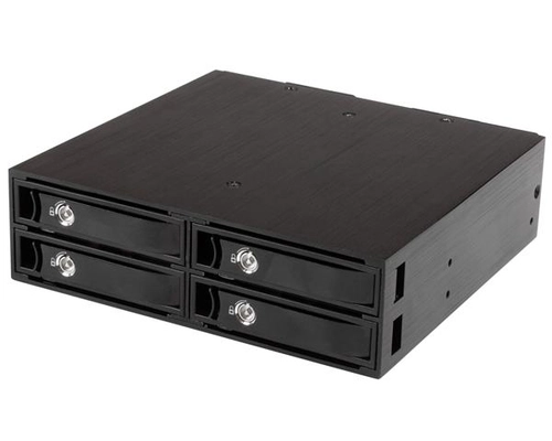 StarTech.com Drive Enclosure for 5.25" SATA/600, Serial Attached SCSI (SAS)