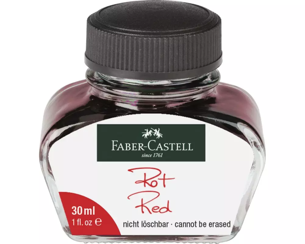 Faber-Castell Tintenglas 30 ml Rot