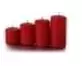 balthasar Adventstufenset Stria Rot
