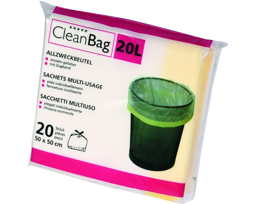 CLEANBAG Allzweckbeutel 2570 20lt, 20 Beutel