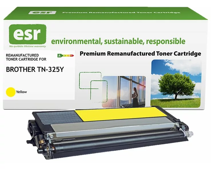 ESR Toner cartridge compatible with Brother TN-325Y yellow remanufactured 3.500 pages