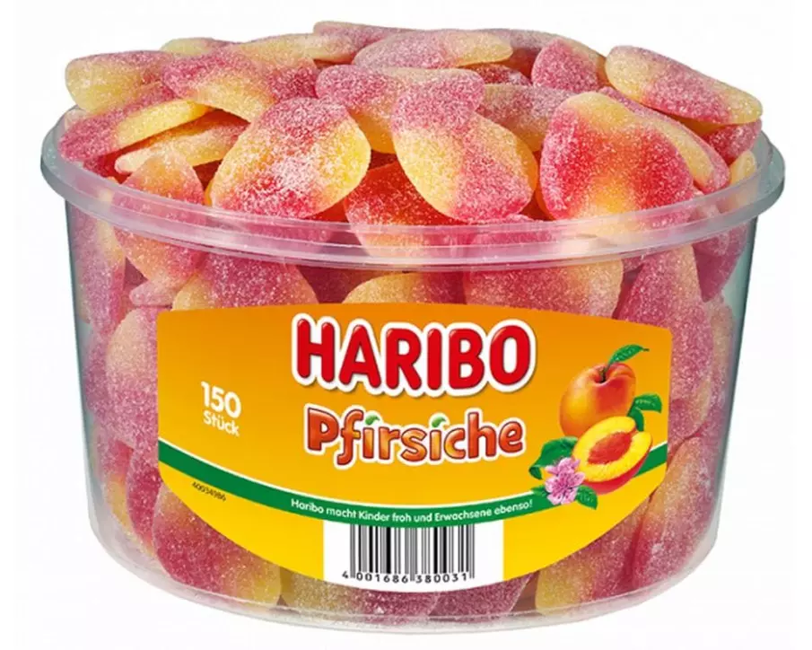 Haribo Gummibonbons Pfirsiche 150 Stück