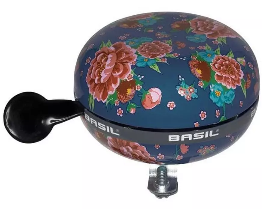 BASIL Fahrradklingel Big Bell Bloom, Indigoblau