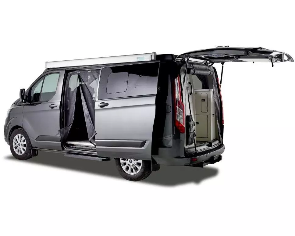 Van Quito Moskitonetz mit Schiebetüren, links