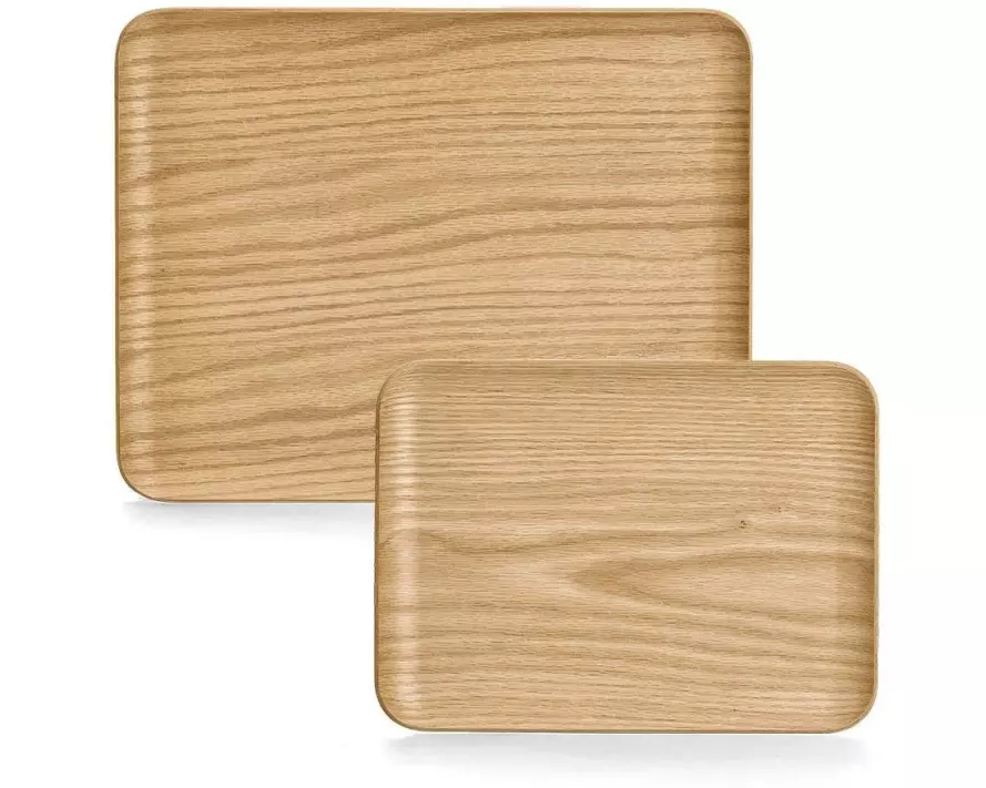 Zeller Present Serviertablett Holz/Eichefurnier Braun